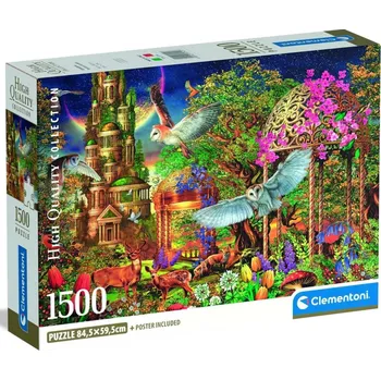 Puzzle Clementoni puzzle 1500 Lesní fantasy zahrada