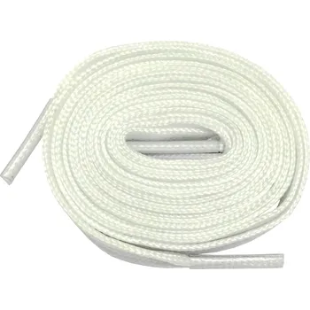 Tkaničky do bot Fluorescenční tkaničky do bot široké, jeden pár - Bílé, 100 cm