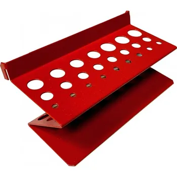 Dílenský regál Držák 24 ks vrtáků na nástěnný panel - Biedrax NP5860