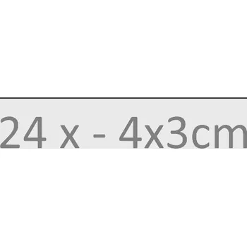 Samolepící etiketa Označto Sada štítků / nálepek, štítek bílý "VINTAGE" - 24ks