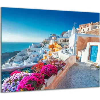 Obraz SKLENĚNÁ OCHRANNÁ DESKA NA SPORÁK 60x52 KRAJINA