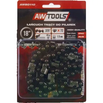 Pilový řetěz Řetěz řetězové pily AWTools 45 cm 18 .325 1.5 mm 72 článků (AW80110)