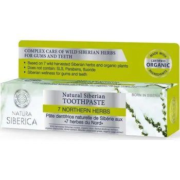 zubní pasta Přírodní sibiřská zubní pasta – 7 Severských bylin Natura Siberica 100g