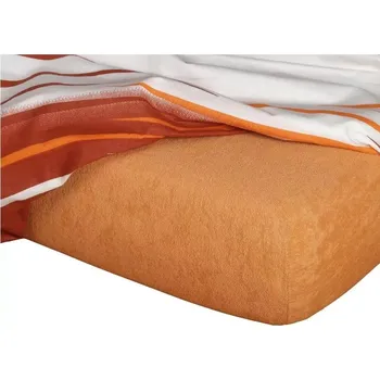 Prostěradlo Prostěradlo Froté prostěradlo karamel 200x90