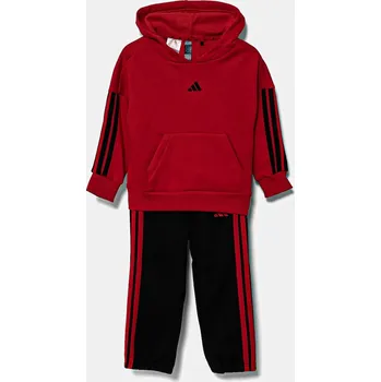 Dětská tepláková souprava adidas JN6512 červená 33X, vel. 104