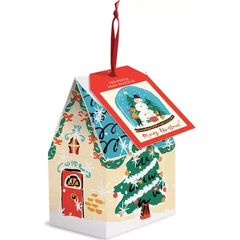 Puzzle Zimní puzzle sněžíítko GALISON 130 dílků