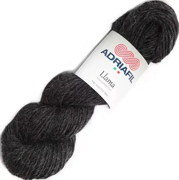 Příze Adriafil Llama 68 Antracitová (Přírodní příze Llama Antracite)