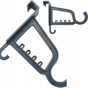 Ramínko Šatní ramínko plastový Fackelmann odstíny šedé