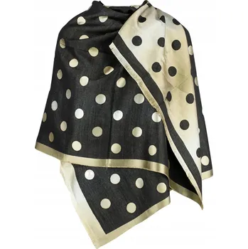 Šála Agrafka šála černá 200 cm - žena