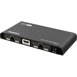 PremiumCord HDMI 2.0 splitter 1-4 porty, 4K x 2K/60Hz, FULL HD, 3D, černý