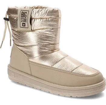 Dámská zimní obuv Béžové Zateplené KOTNÍKOVÉ BOTY Sněhule BIG STAR II274121 41