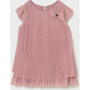 Dívčí šaty Dívčí šaty Mayoral 1907.4B.Baby.PPYA růžová 30X, vel. 104