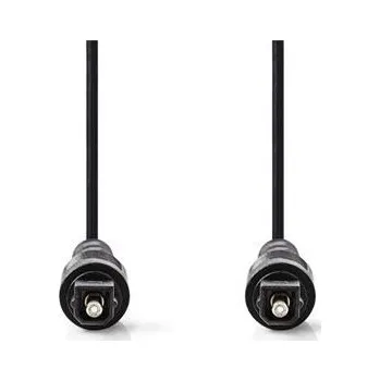 Audio kabel Nedis CAGB25000BK20 - Optický Audiokabel | TosLink Zástrčka - TosLink Zástrčka | 2 m | Černá barva