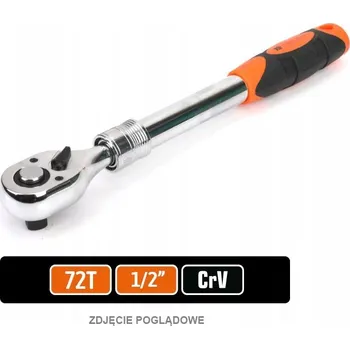 Ráčna Teleskopická ráčna 1/2" 72 zubů / TEGER