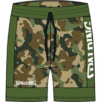 Pánské kraťasy Šortky Spalding Reversible Shorts 40221208-camokhaki Velikost 3XL