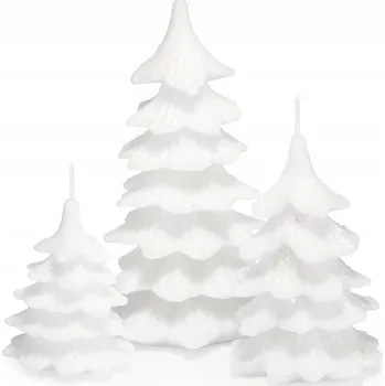 Svíčka Tradiční parafínová svíčka bez vůně Drobo 3 ks