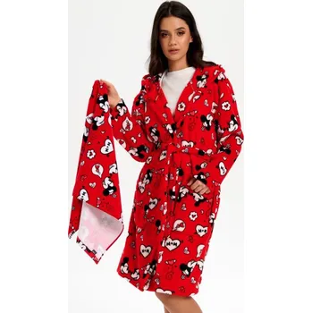 Dámský župan Sinsay - Župan Myszka Miki - červená - 104DW-33X - 104DW-33X-ONE