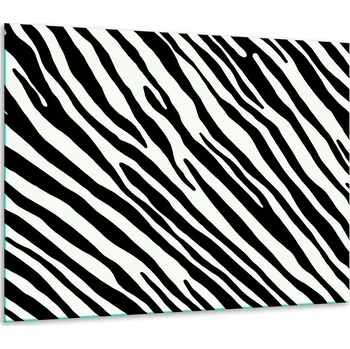 Obraz SKLENĚNÁ OCHRANNÁ DESKA NA SPORÁK 60X52 ZEBRA