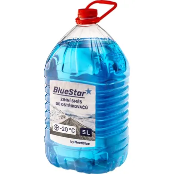 Směs do ostřikovače nemrznoucí kapalina do ostřikovačů 5 l (do teploty -20 °C) BlueStar