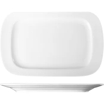 G. Benedikt | Podnos, bílý, 36,4x23,7 cm, Praha
