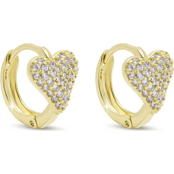 Náušnice VERONA 3878 Náušnice zirkonové srdíčka Ellami