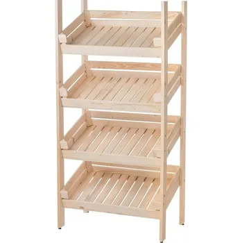 regál Regál dřevěný r4oz 150 x 74 x 46 cm