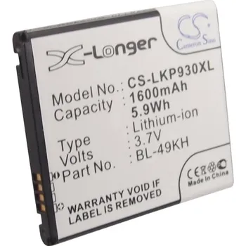 Baterie pro mobilní telefon Baterie Cameron Sino CS-LKP930XL pro LG LU6200 - neoriginální