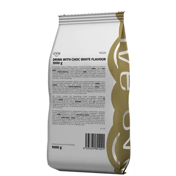 Provendia oVe DRINK WITH CHOC WHITE FLAVOUR - Instantní čokoláda bílá 1kg
