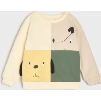 Chlapecká mikina Sinsay - Mikina s kulatým výstřihem - vícebarevná - 357DG-MLC - 357DG-MLC-80