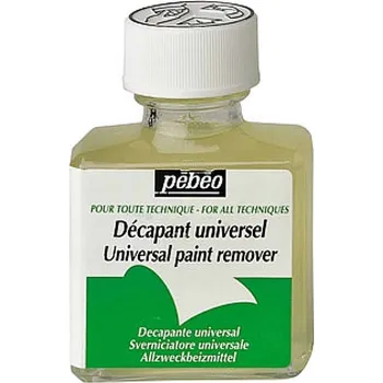 Výtvárné potřeby Pébéo odstraňovač barvy olej akryl 75 ml univerzál na zaschlou barvu rozpouštědlo čištění štětců odstranění malby 15–30 minut