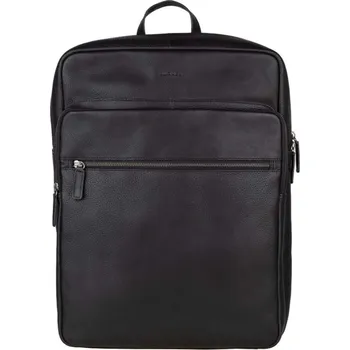 Městský batoh Kožený business batoh Burkely Marlo - černá