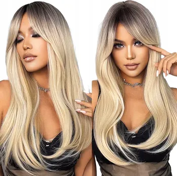 Paruka Paruka Blond Ombre Dlouhá Přirozená