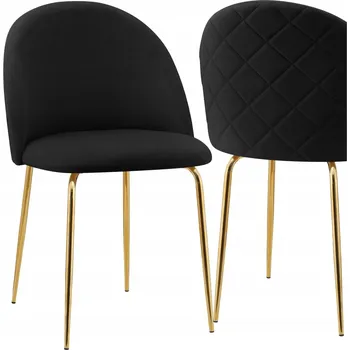 Jídelní židle Židle eHokery, černý velur, 1 ks