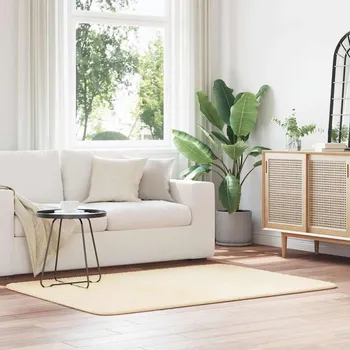 Koberec Koberec Shaggy s vysokým vlasem NAVARRA krémový 120x170 cm Krémová4102823