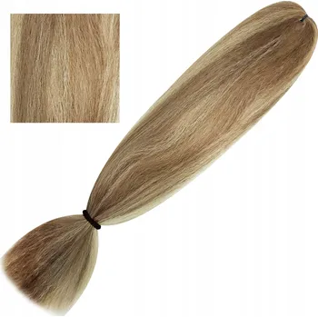 Příčesek Syntetické vlasy Kanekalon Super Soft Blond Melír TWIST 80g 60cm #12/220