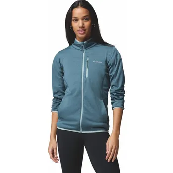 Dámské oblečení Columbia Essential Hike™ Grid Fleece Full Zip W 2136233429 - everblue/crushed blue S