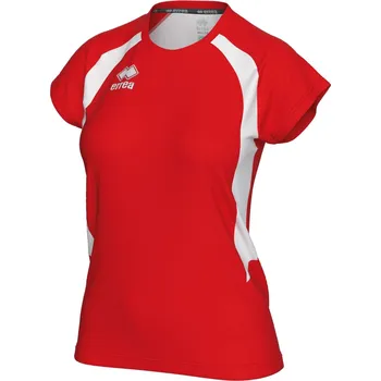 ERREA ANIKA dámské dresové triko – sportovní tréninkový dres BARVA: červená - bílá, Velikost: XXL Raglánové rukávy, kontrastní vsadky, pohodlný střih