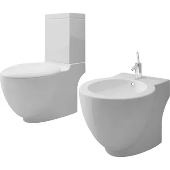 Bidet Keramické WC a bidet bílé - 8718475890997