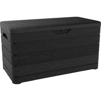 Zahradní úložný box TOOMAX DOLOMITI 410 L zahradní plastový úložný box - grafit