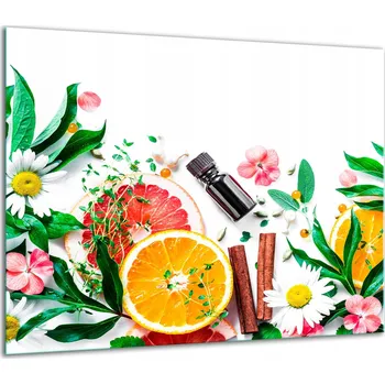 Obraz SKLENĚNÁ OCHRANNÁ DESKA NA SPORÁK 60x52 OVOCE