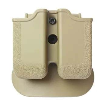 Příslušenství pro sportovní střelbu IMI Defense IMI-Z2050 - MP05 - polymerové pouzdro IMI Defense na 2 dvouřadé zásobníky .45 (Sig, Taurus, HK, 1911) pískové