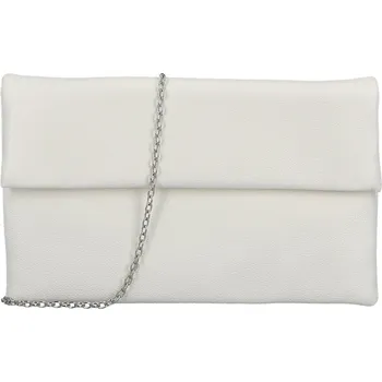 Kabelka Módní dámská koženková plesová kabelka Trifa, bílá