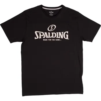Pánské tričko Triko Spalding Essential Logo Tee 40221626-black Velikost S