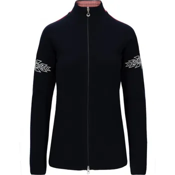 Dámský svetr Dámský Merino svetr na zip Spirit Dale of Norway Modrá M