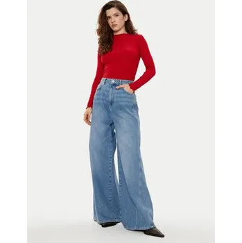 Oblečení a móda ONLY Halenka Emma 15180040 Červená Slim Fit XL