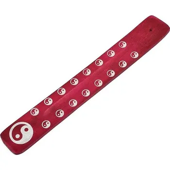 Čajovna ORIENTAL Stojan na vonné tyčinky lyže Jin-Jang - růžový