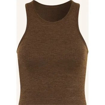 Lululemon Dámský Krátký Top Ebb To Street, hnědá, 44