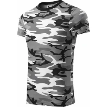 Malfini Camouflage Tričko unisex grey