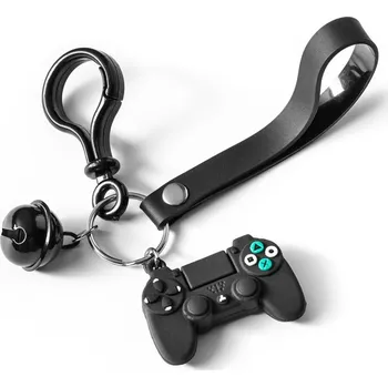 Přívěsek na klíče - joystick playstation Černá