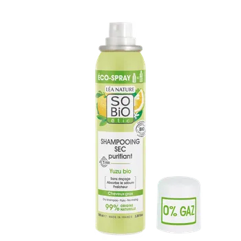 Šampon SO’BiO étic Čisticí suchý šampon ve spreji s Yuzu BIO (100 ml) - pošk. obal